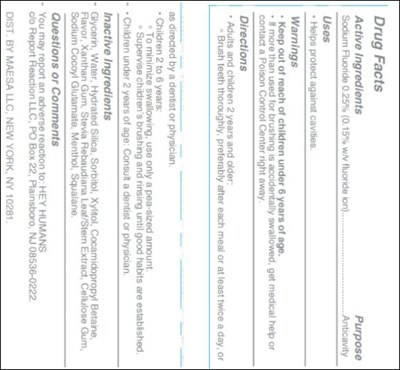 Drug Facts (Drug Facts Clean Mint Rush)